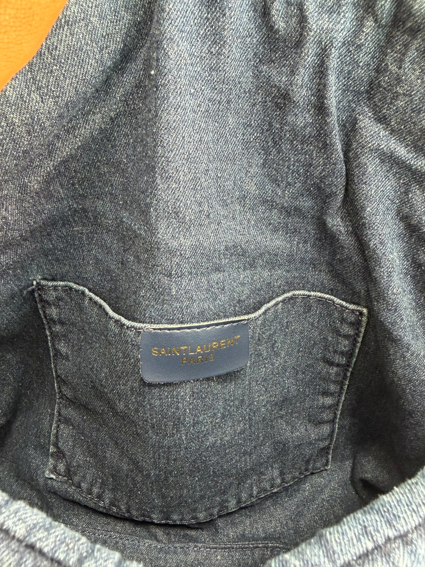 YSL Denim Puffer Tote