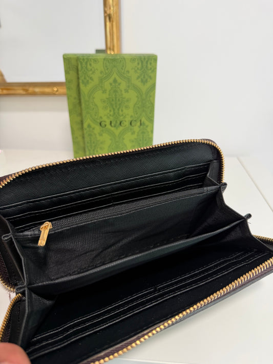 GUCCI Ophidia Zip Around Wallet