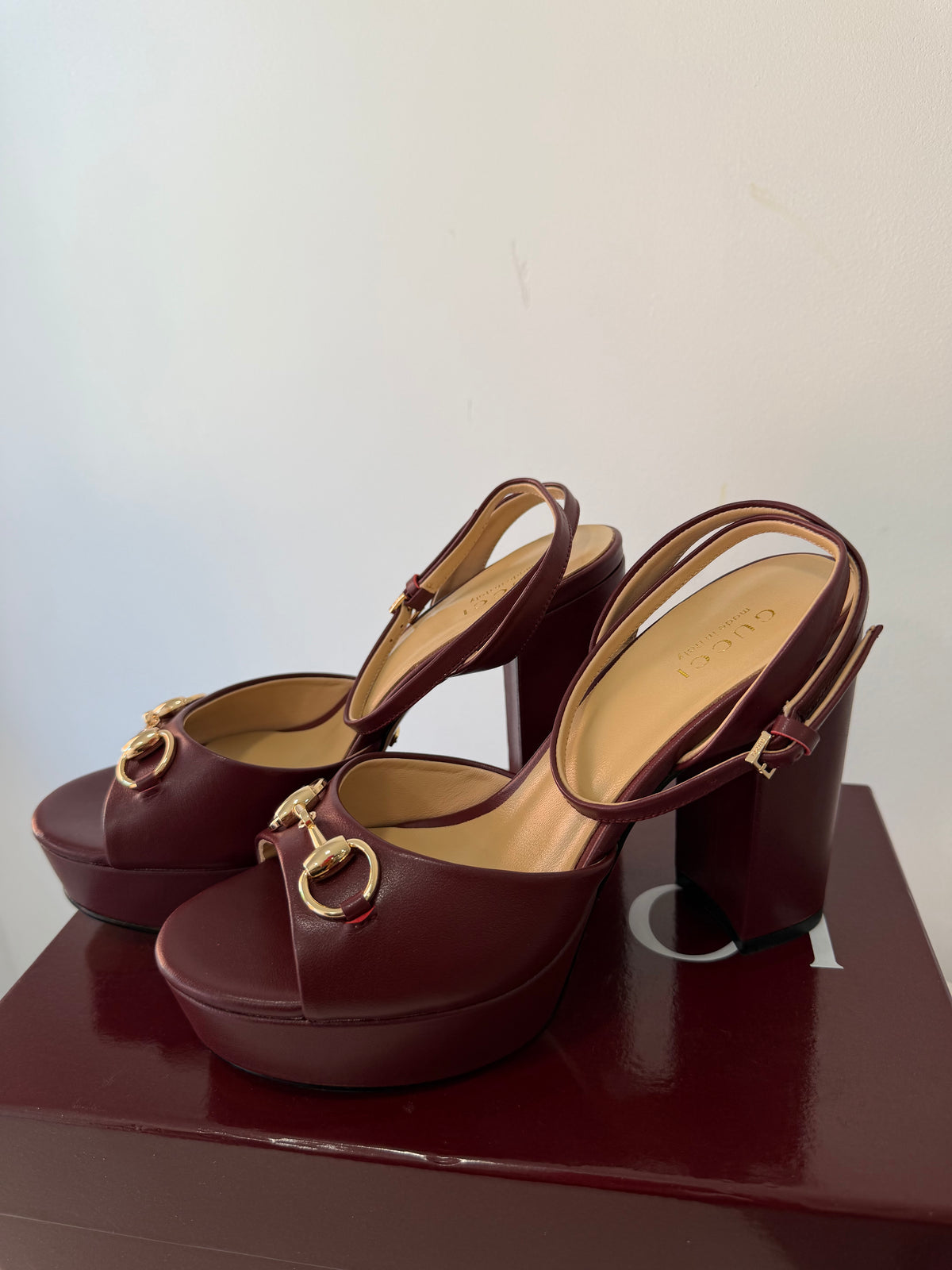 GUCCI Horsebit Platform Heels