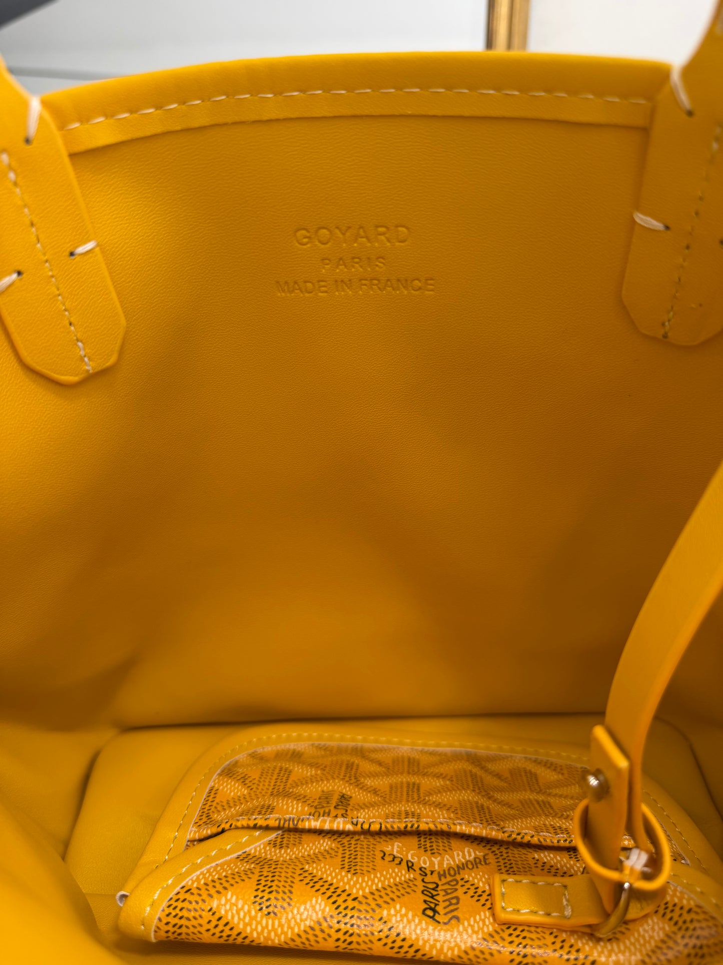 GOYARD Mini Tote (Yellow)