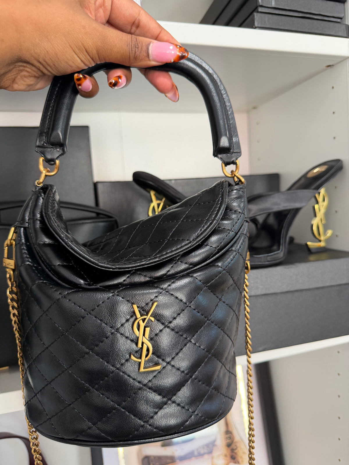 YSL Gaby Bucket