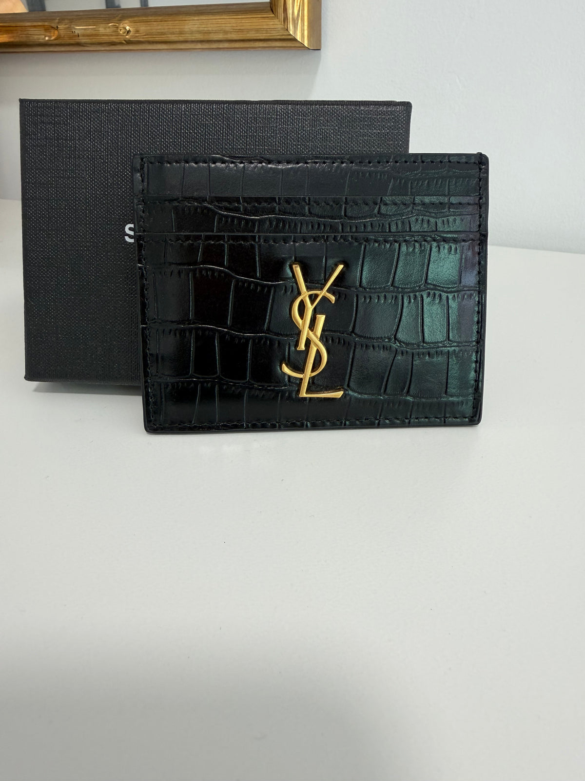 YSL Calfskin Cardholder (Double-Sided)