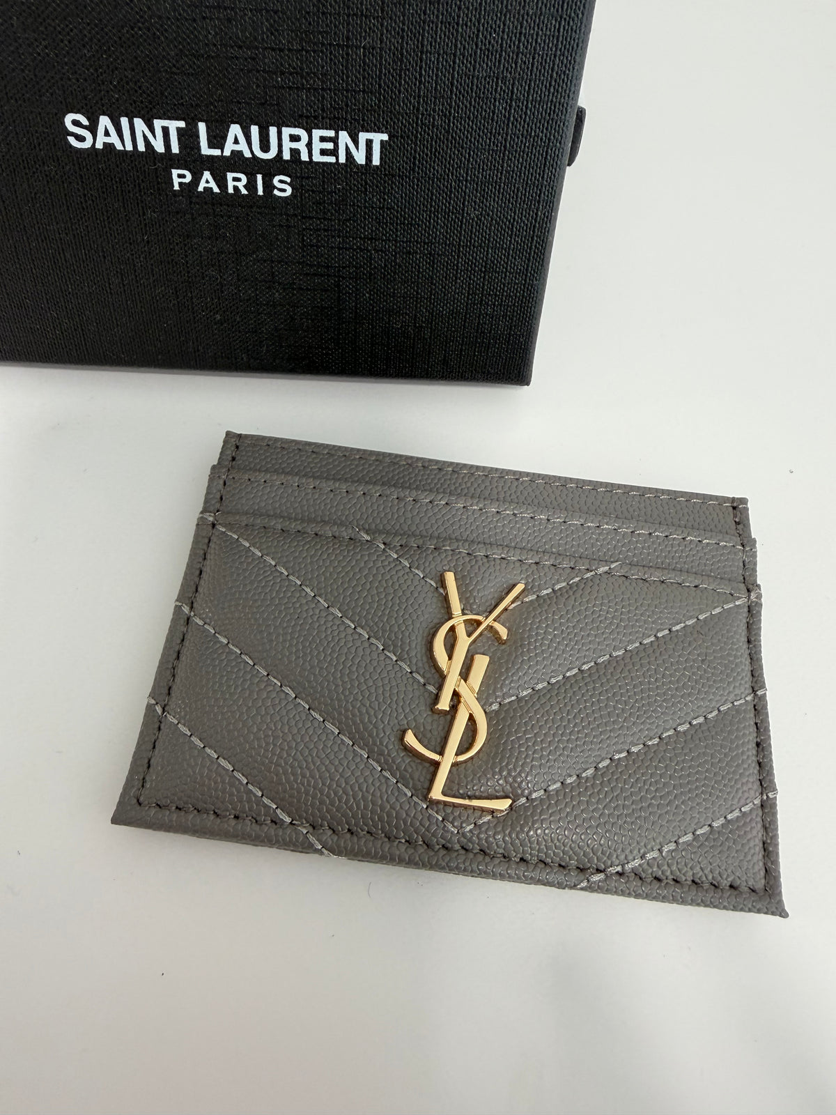 YSL Calfskin Cardholder (Double-Sided)