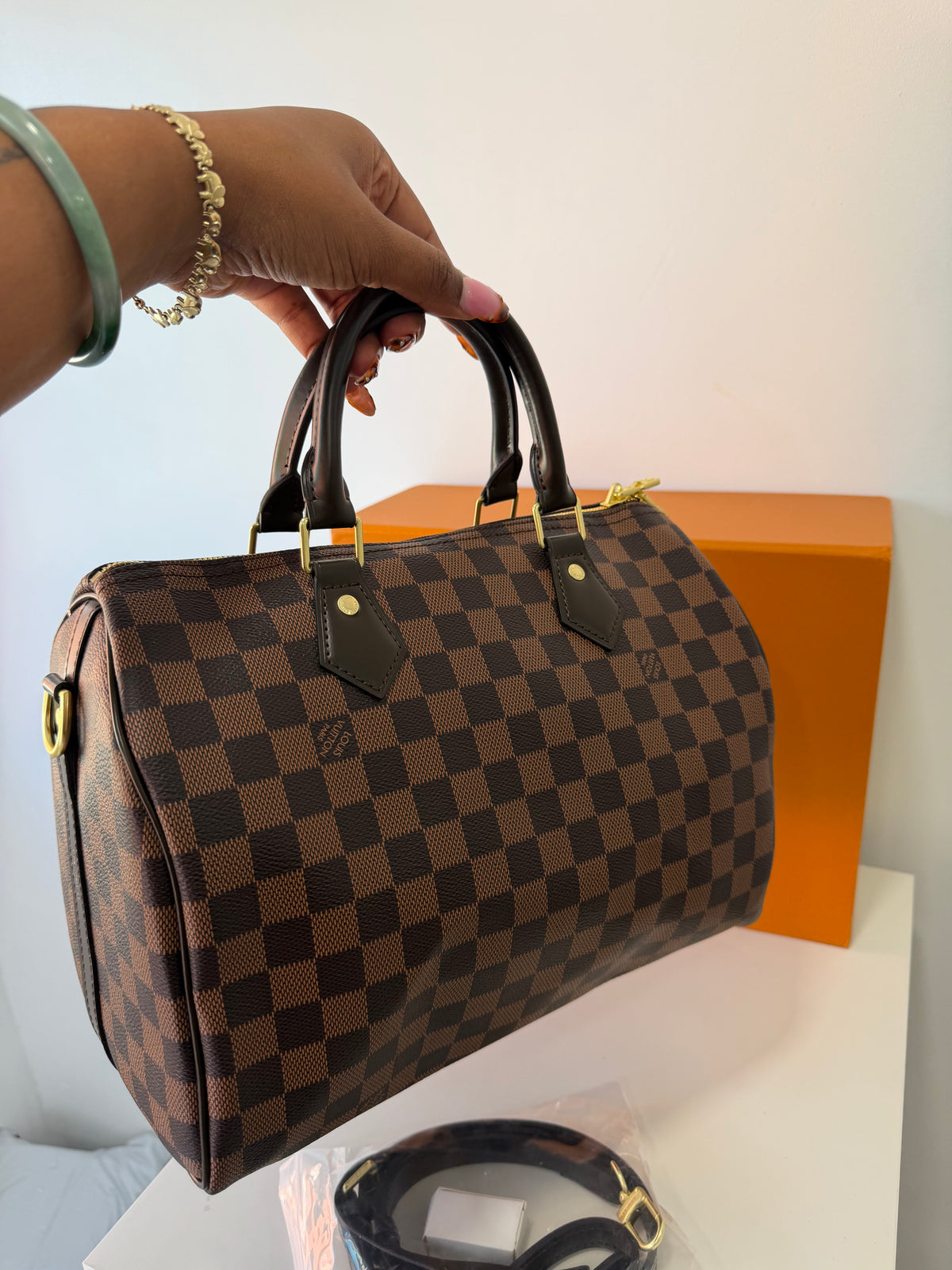 Louis Vuitton Speedy 30 (Damier Ebene)