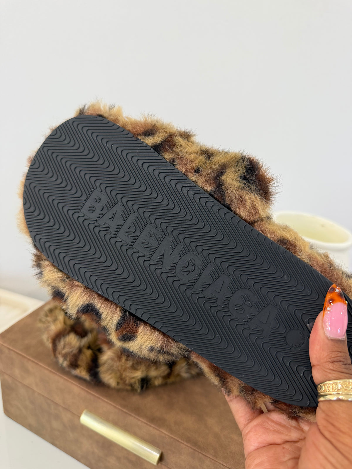 BALENCIAGA Slippers (Cheetah)