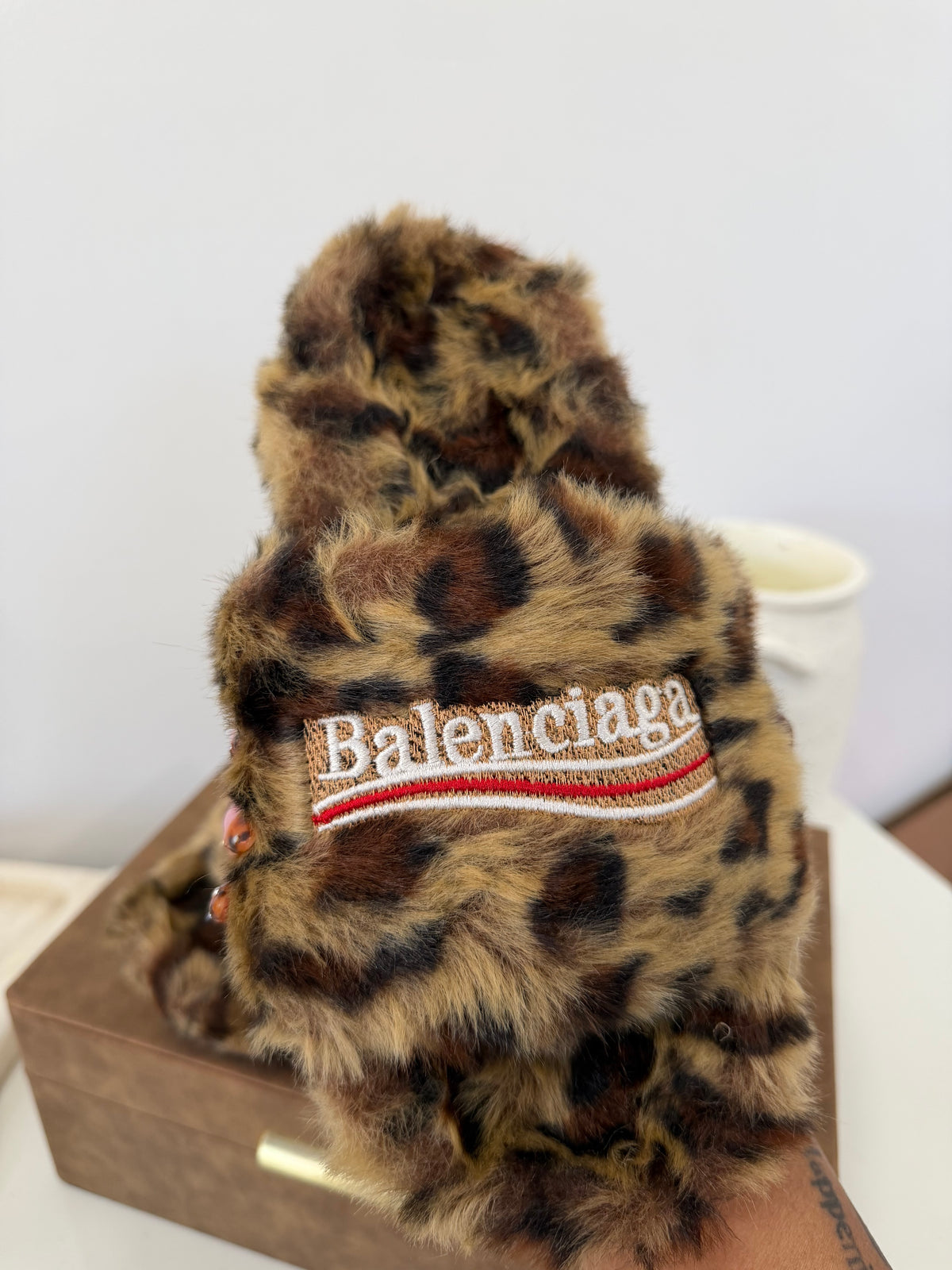 BALENCIAGA Slippers (Cheetah)