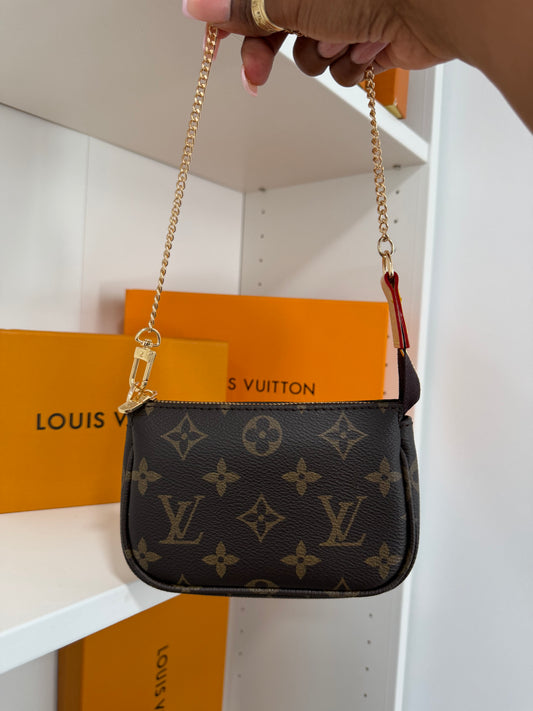 LOUIS VUITTON Mini Pouchette (Monogram)