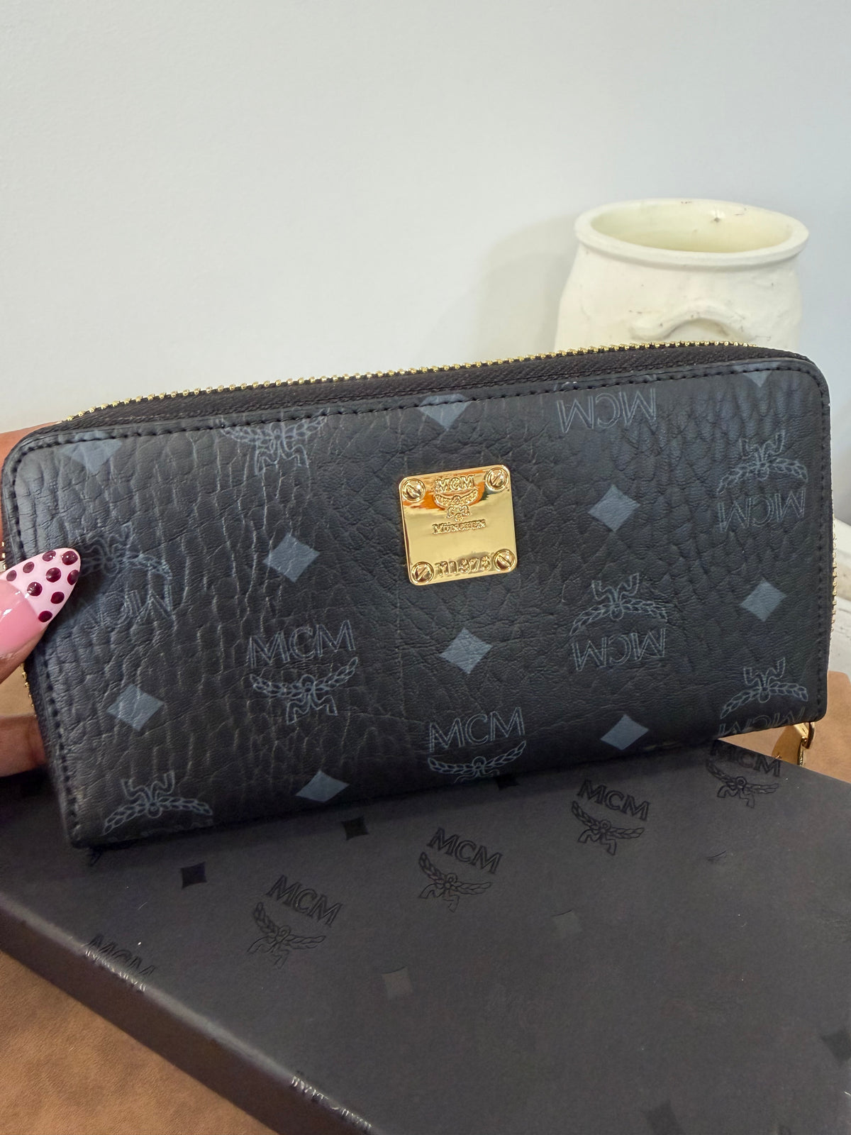 MCM Zip Wallet