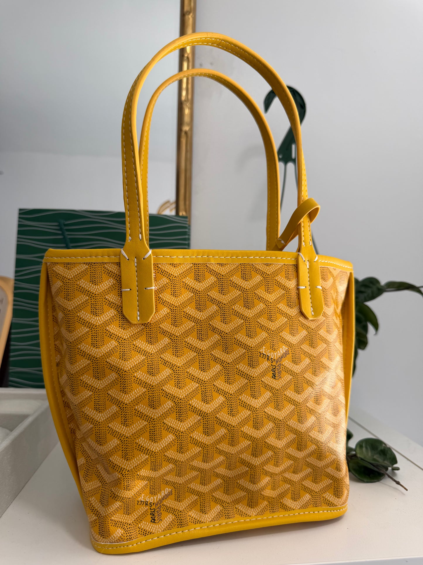 GOYARD Mini Tote (Yellow)