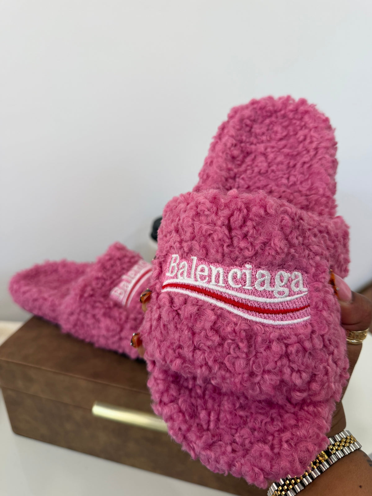 BALENCIAGA Slippers (Pink)