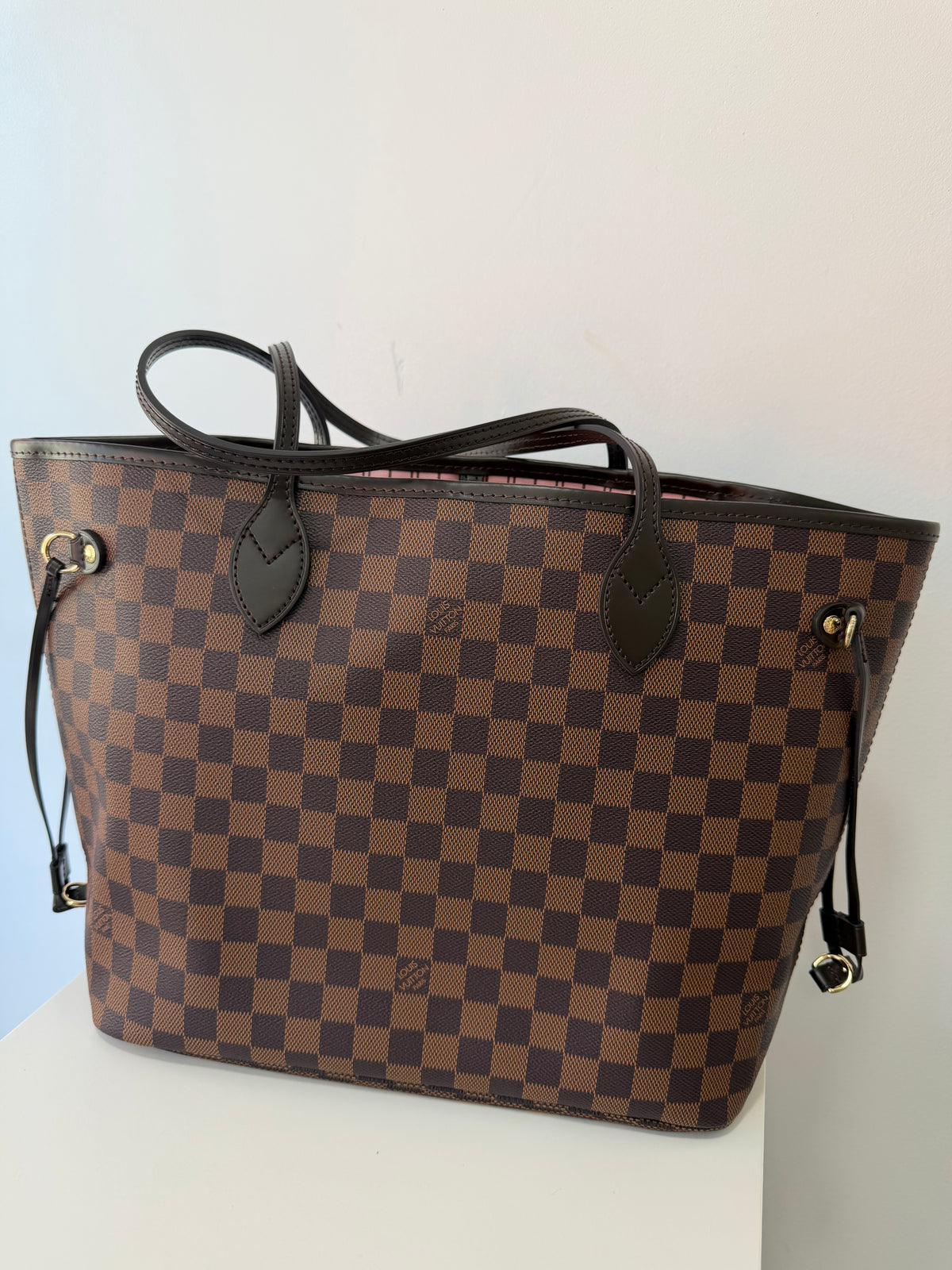 LOUIS VUITTON Neverfull MM (Pink)