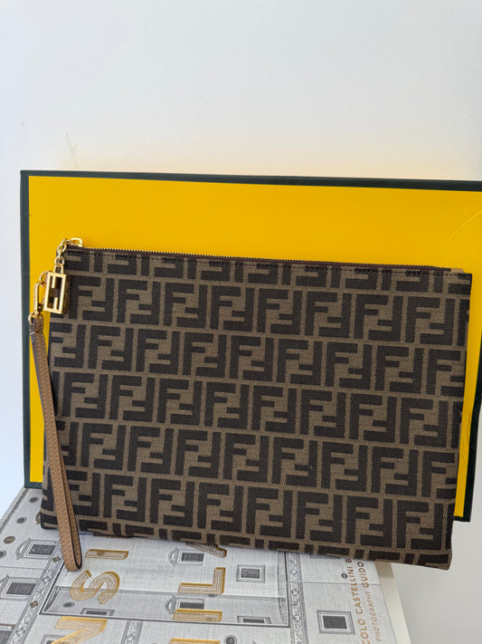 FENDI Large Tube Flat Pouch