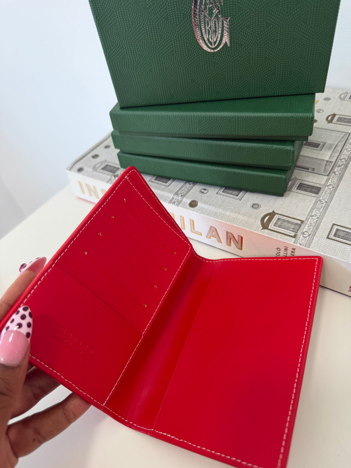 GOYARD Passport Cover