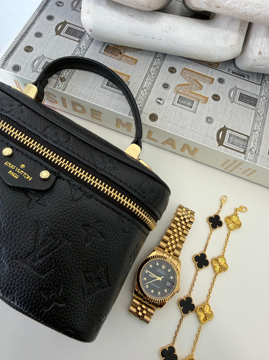 LOUIS VUITTON Embossed Mini Vanity