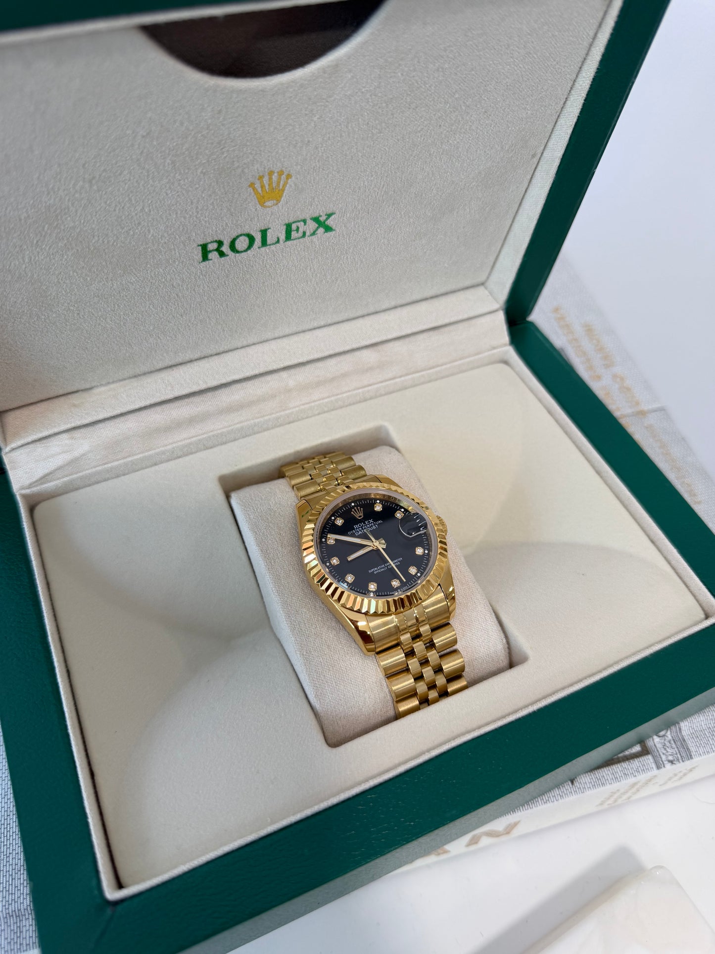 ROLEX Datejust 36mm (Gold/Black)