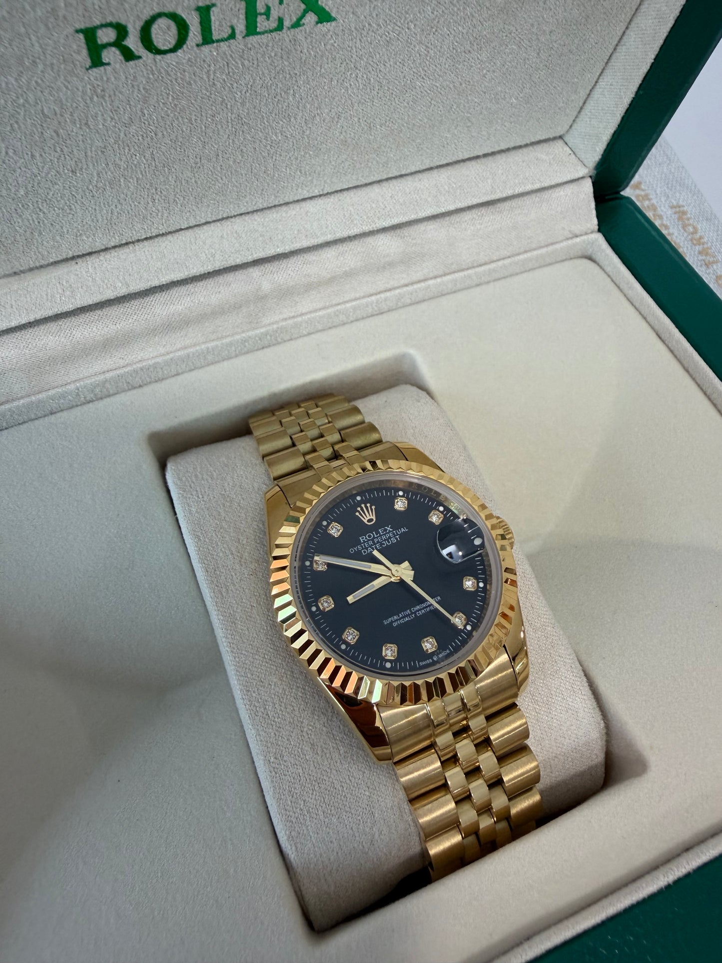 ROLEX Datejust 36mm (Gold/Black)