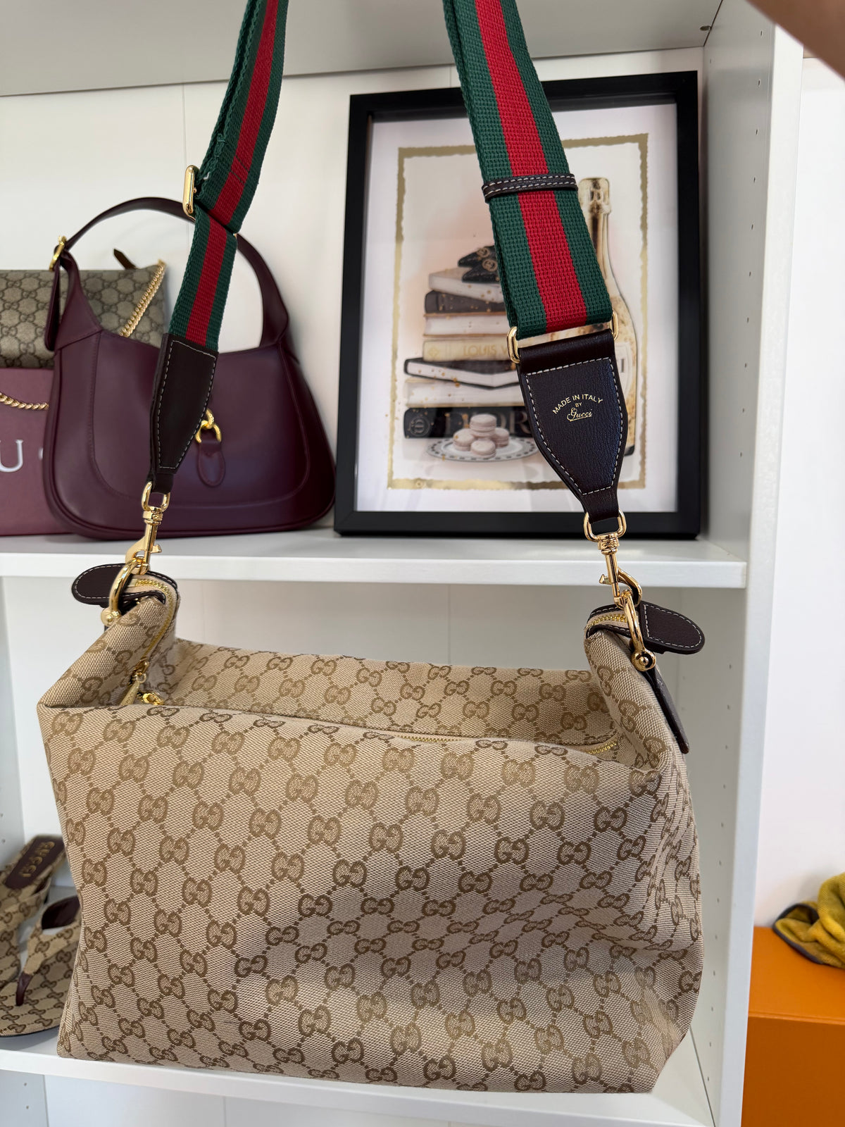GUCCI Brera Medium Tote (Brown)
