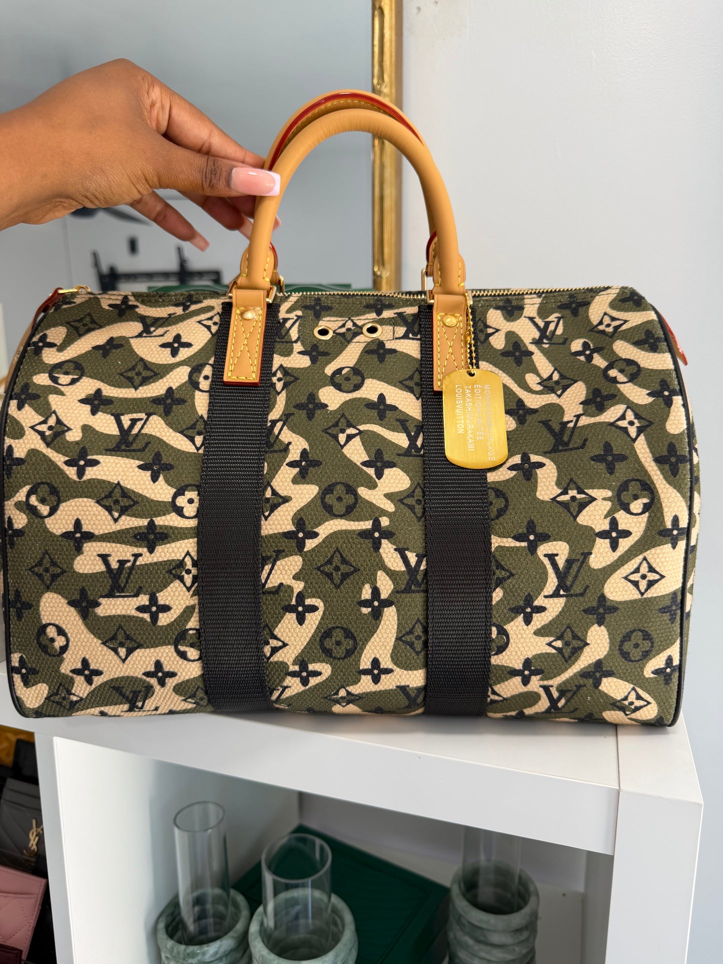 LOUIS VUITTON Monogramouflage Speedy 35
