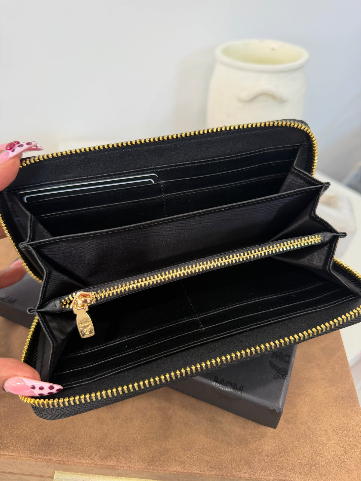 MCM Zip Wallet