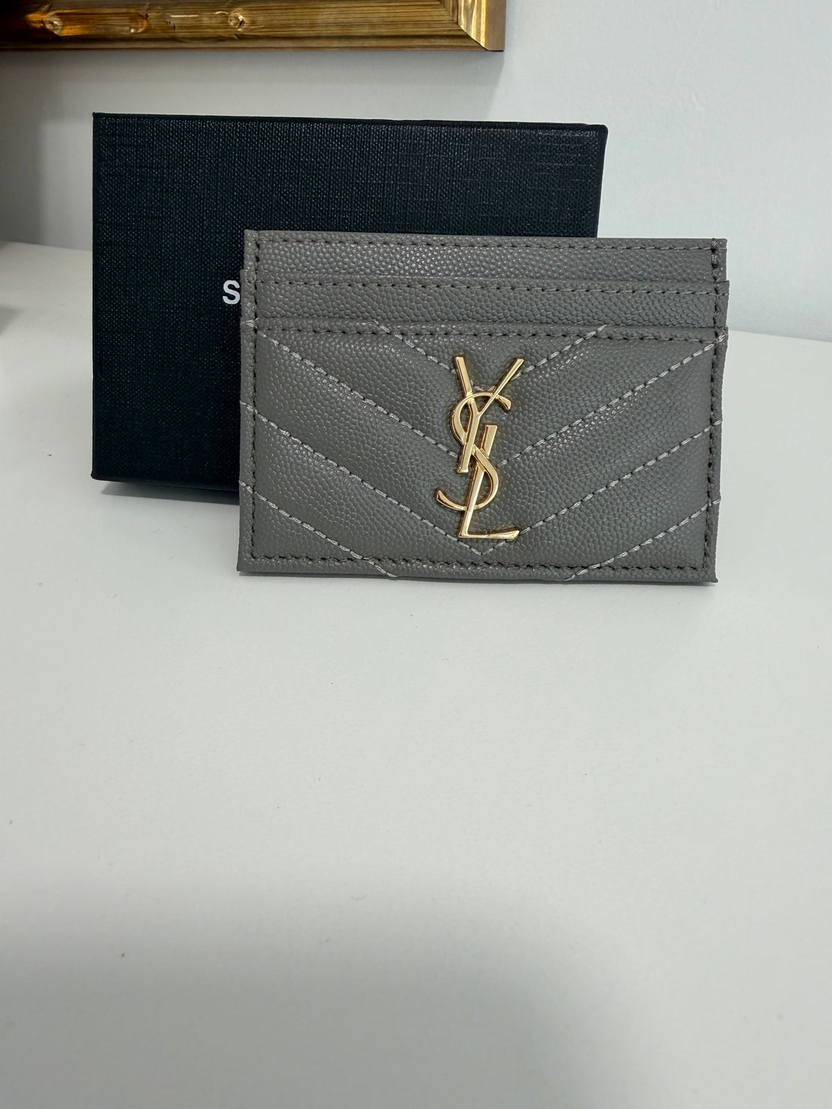YSL Calfskin Cardholder (Double-Sided)