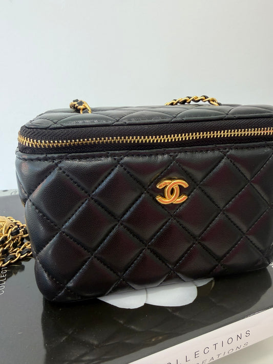 CHANEL Quilted Black Crossbody