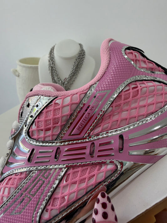Bottega Veneta Orbit Sneakers (Pink)
