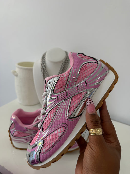 Bottega Veneta Orbit Sneakers (Pink)
